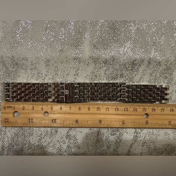 Michele Silver Chronograph Watch with Diamond Accents - Picture 11 of 12